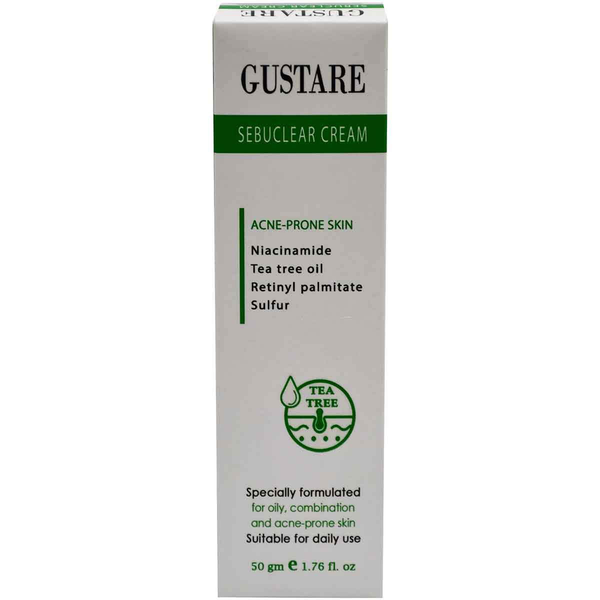 Gustare Sebuclear Acne Prone Skin Cream 50gm image number 0