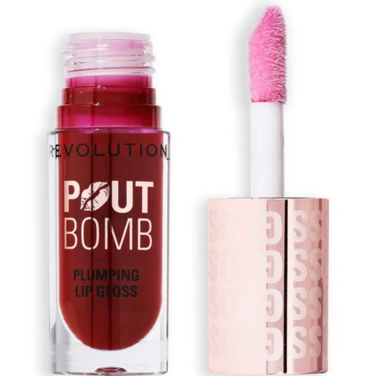 Revolution Pout Bomb Plumping Gloss Jelly Berry Mauve image number 0