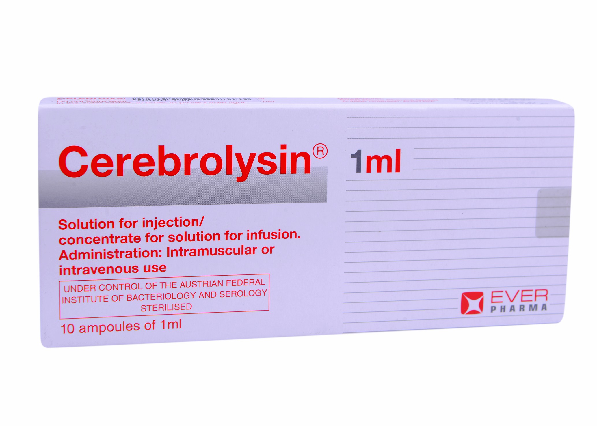 Cerebrolysin 1ml 10 Ampoule image number 0