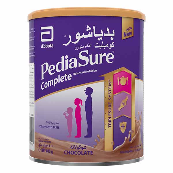 Pediasure Chocolate Complete 400gm Milk Powder image number 0