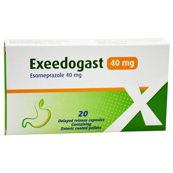 Exeedogast 40mg 20 Delayed Release Capsule image number 0