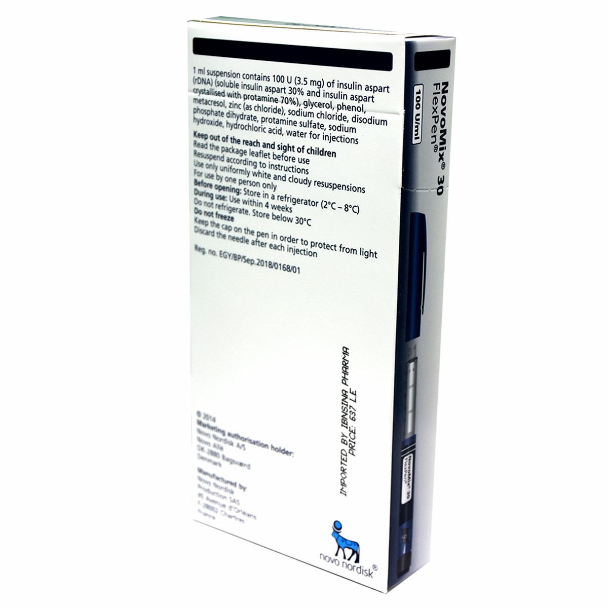 Novomix30 100U/ml 3ml X5Flexpen (Refrigerated) image number 0