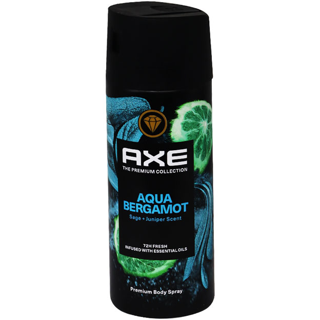 Axe Aqua Bergamot Body Spray for Men 150ml image number 0