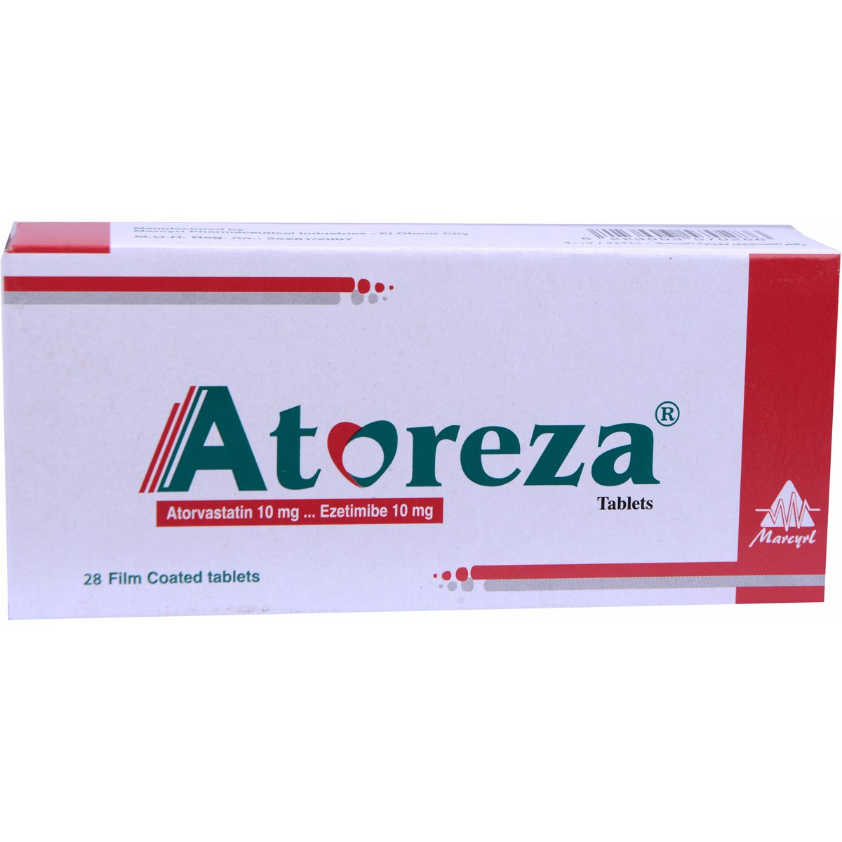 Atoreza 10/10mg 28 Film Coated Tablet image number 0