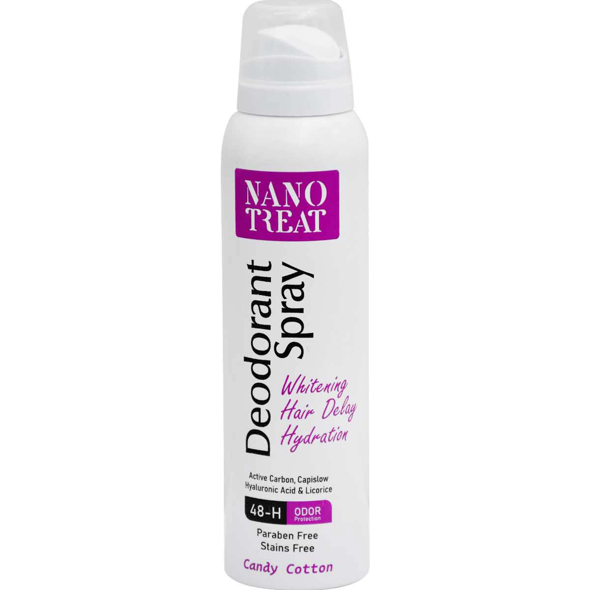 Nanotreat Candy Cotton Deodorant Spray for Women 150ml image number 0