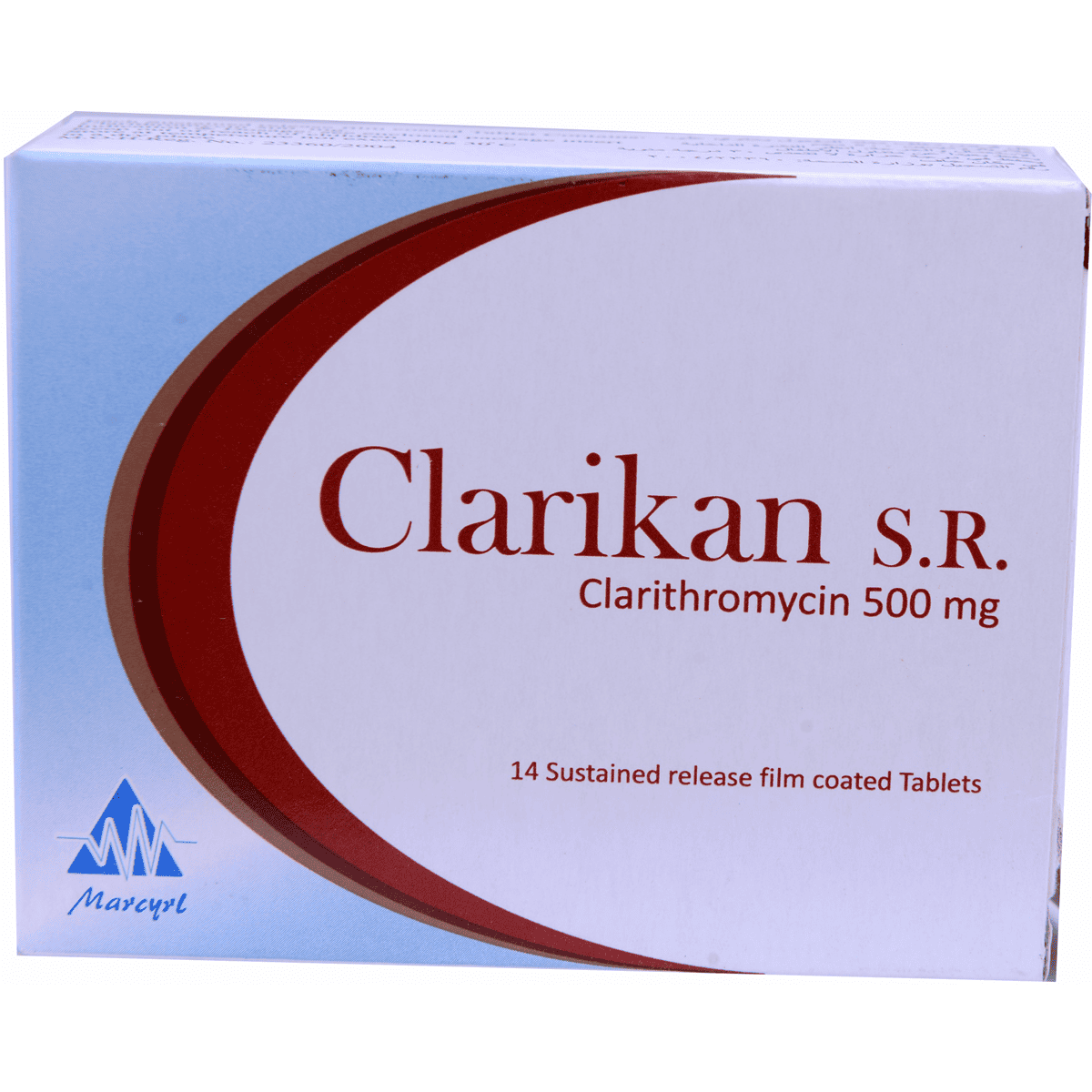 Clarikan S.R. 500mg 14 Film Coated Tablets image number 0