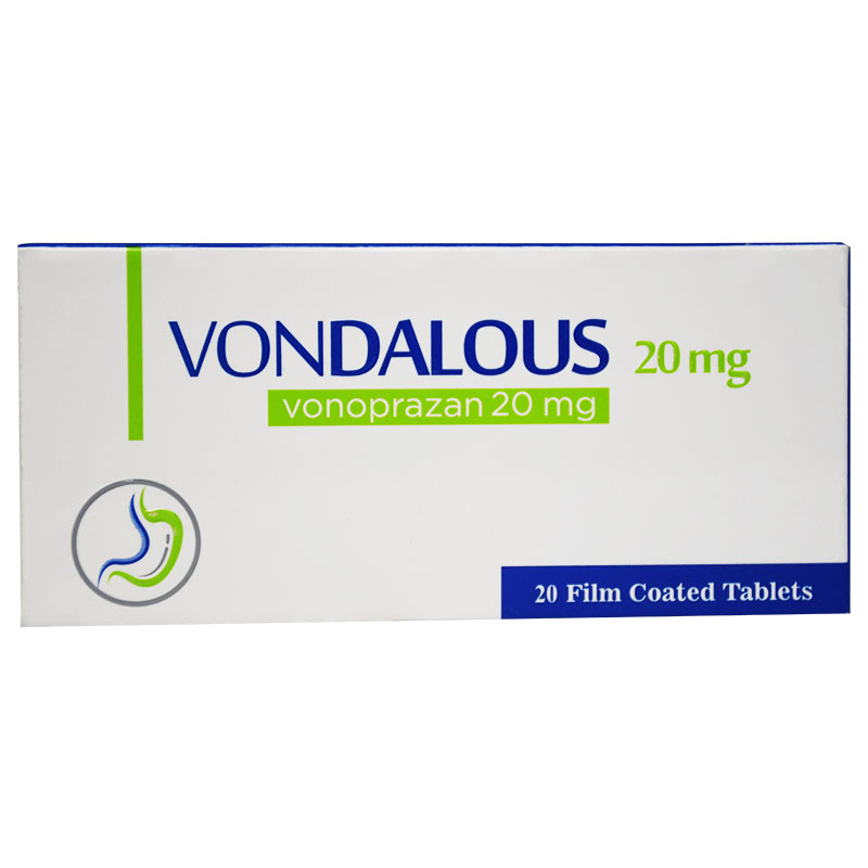 Vondalous 20mg 20 Film Coated Tablet image number 0