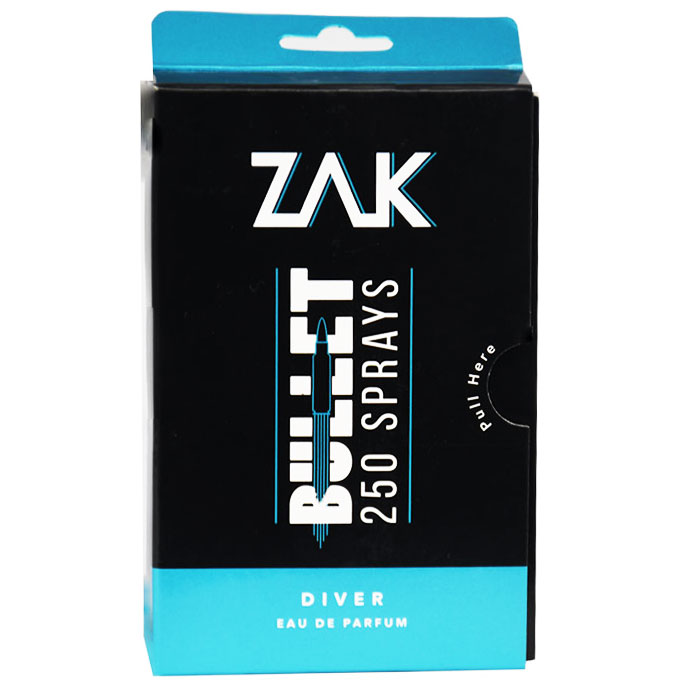 Zak Bullet Diver Eau De Parfum Spray For Men 25ml image number 0