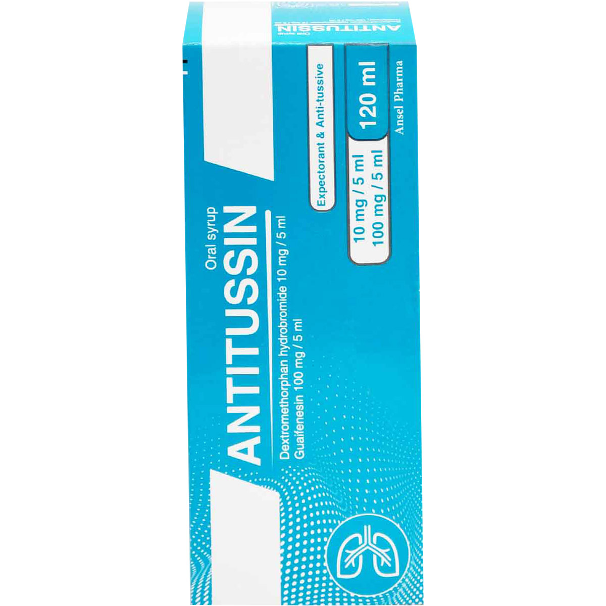 Antitussin (100 mg+10 mg)/5 ml Oral Syrup 120 ml image number 0