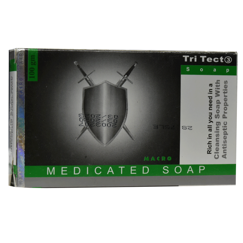 Tri Tect Extra Gentle Antiseptic Soap 100gm image number 0