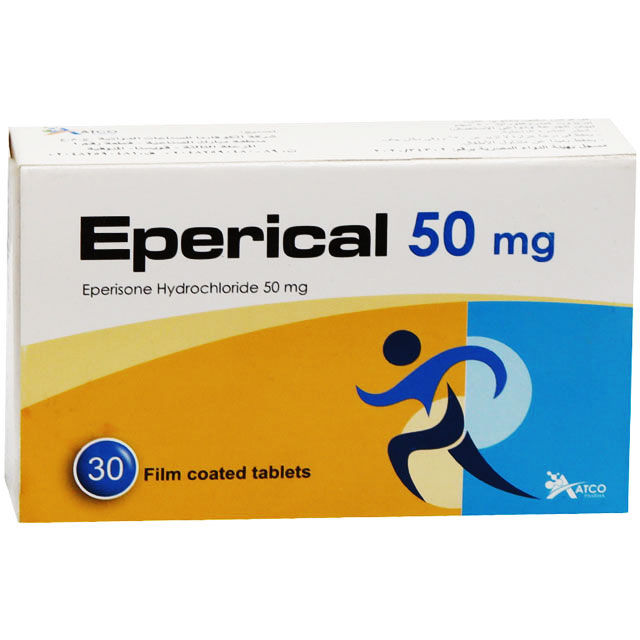 Eperical 50mg 30 Film Coated Tablets image number 0