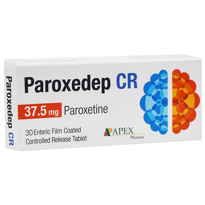 Paroxedep Cr 37.5mg 30 Enteric Film Coated Tablet image number 0