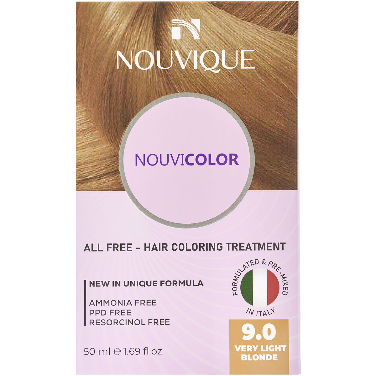 Nouvique Nouvicolor Hair Very Light Blonde 50 ml/9.0 image number 0