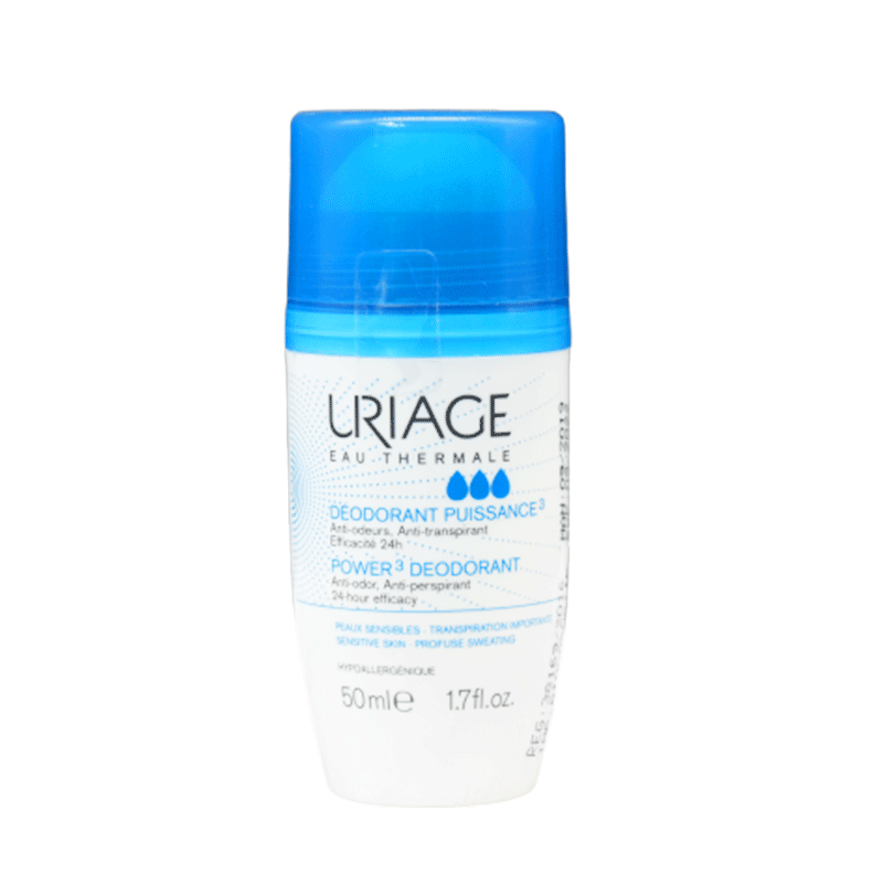 Uriage Power3 Deodorant Roll On Sensitive Skin 50ml image number 0