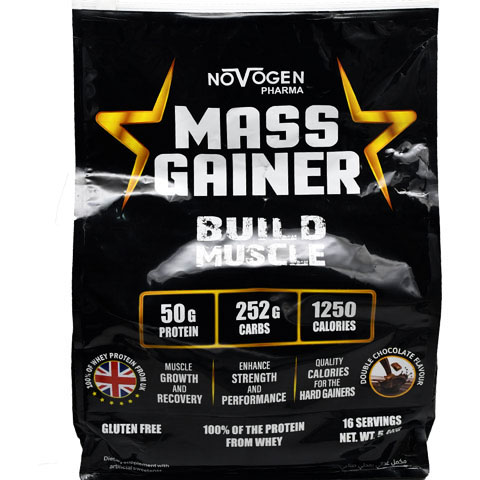 Novogen Mass Gainer Double Chocolate Flavor 5.4Kg image number 0