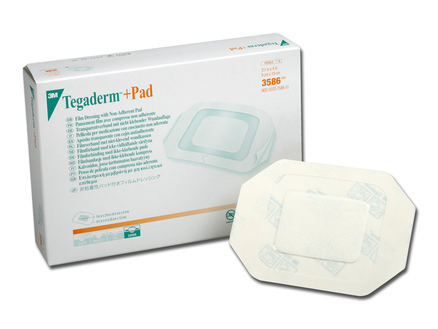 Film Dressing Tegaderm + Pad (Water Proof) 6X10cm (3584) image number 0