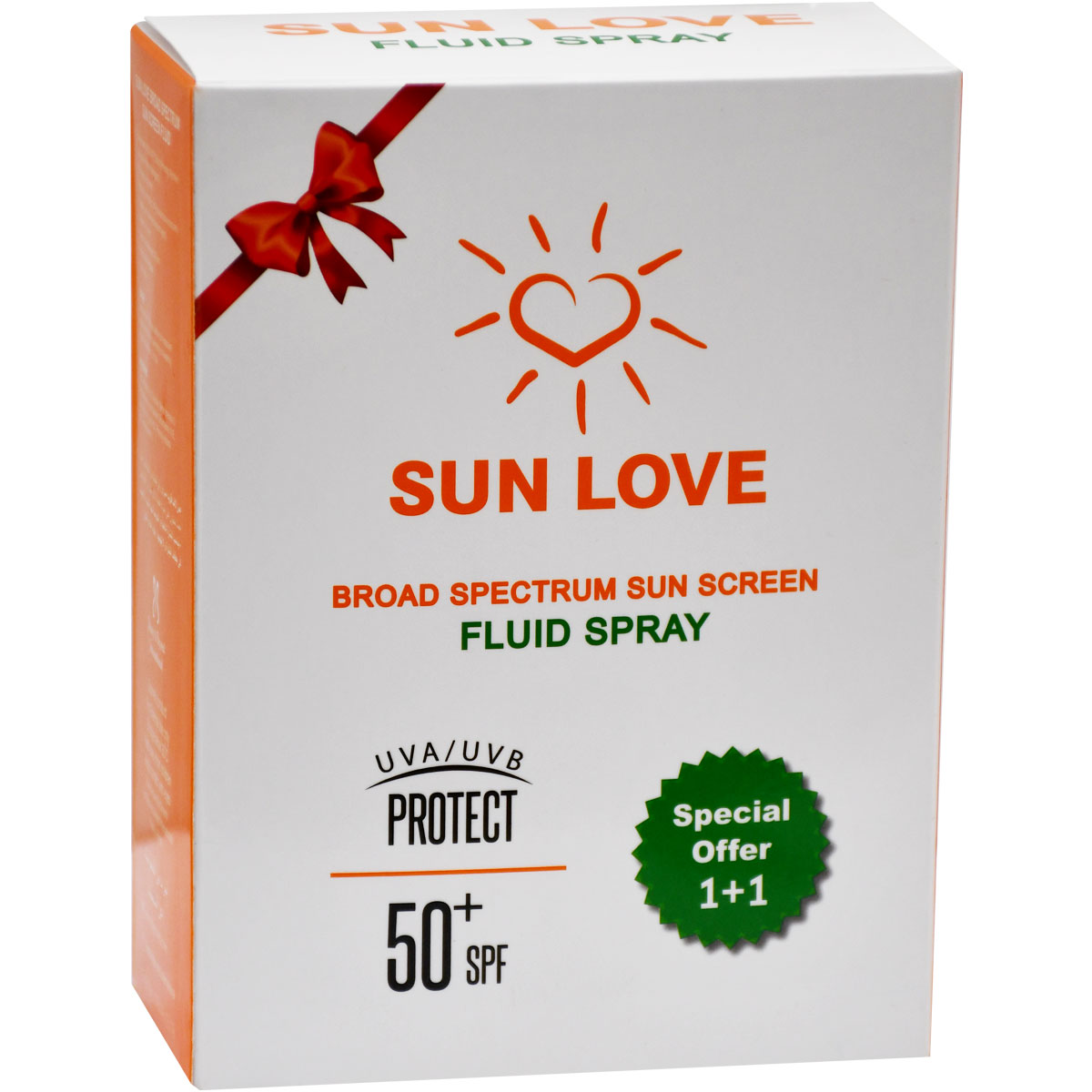 Sun Love Sun Screen SPF(50+) Fluid Spray 2X75ml (Offer Pack) image number 0