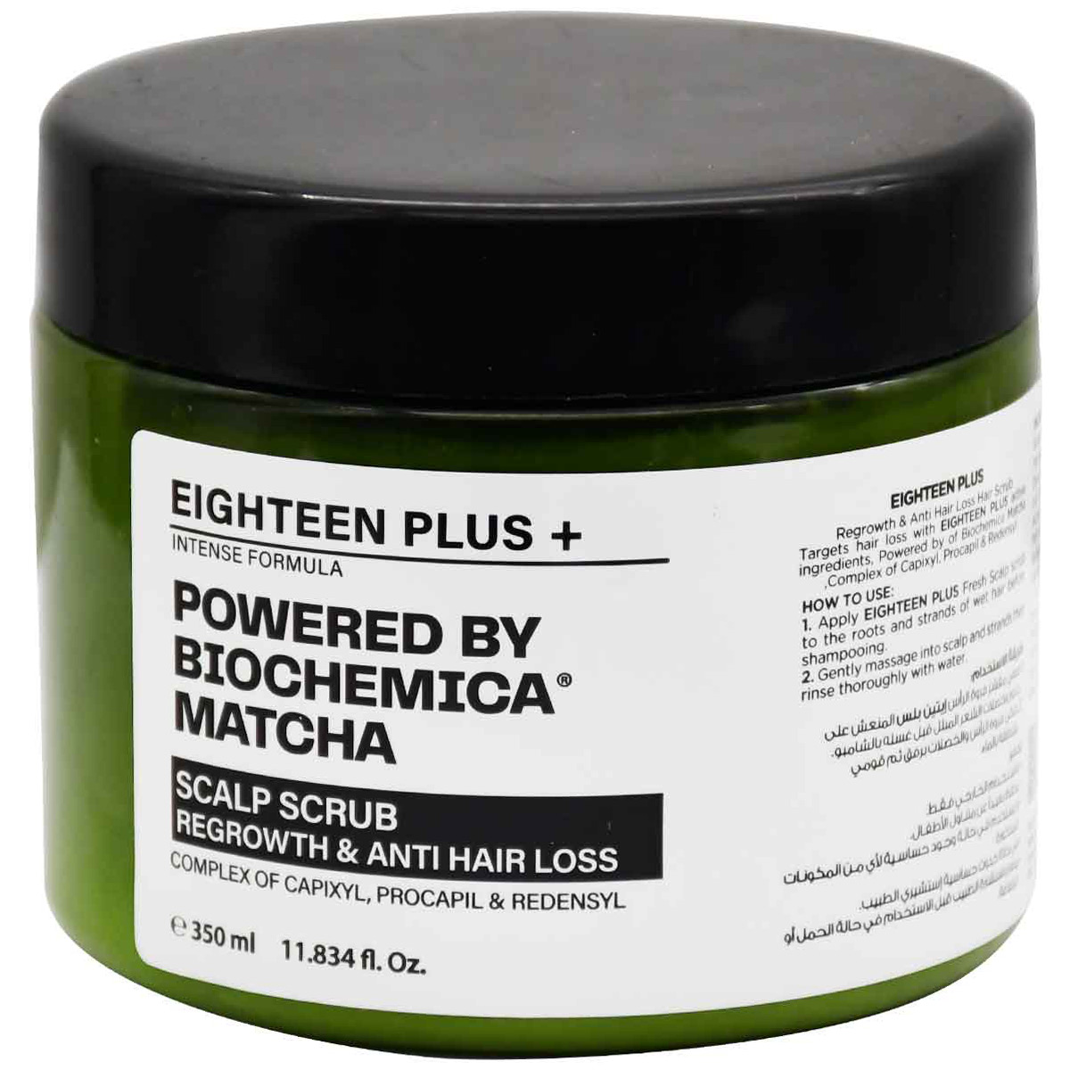 Eighteen Plus Regrowth & Anti Hair Loss Scalp Scrub 350ml image number 0