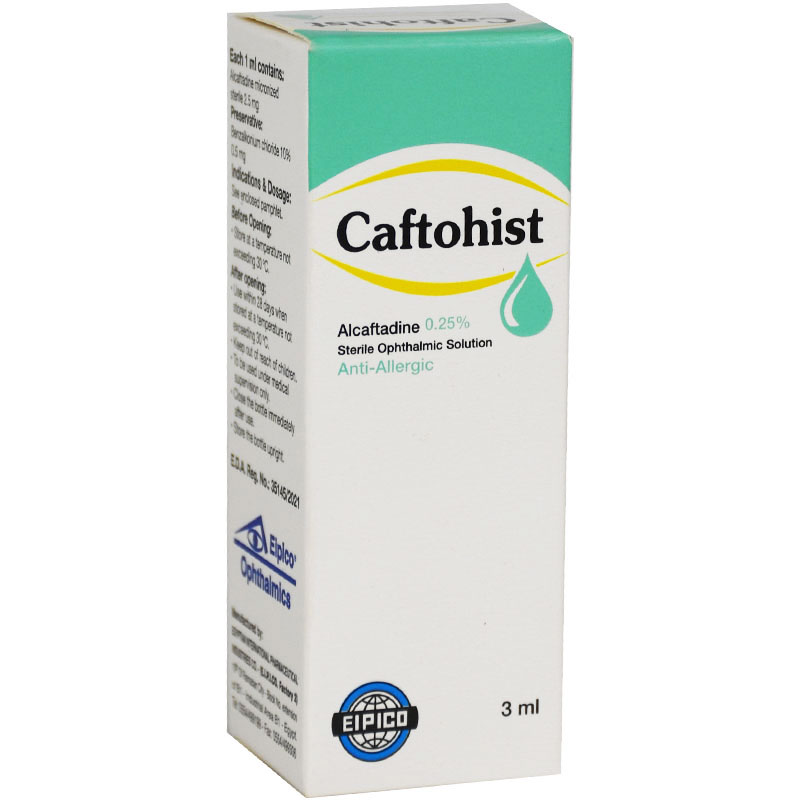 Caftohist 0.25% Eye Drop 3ml image number 0