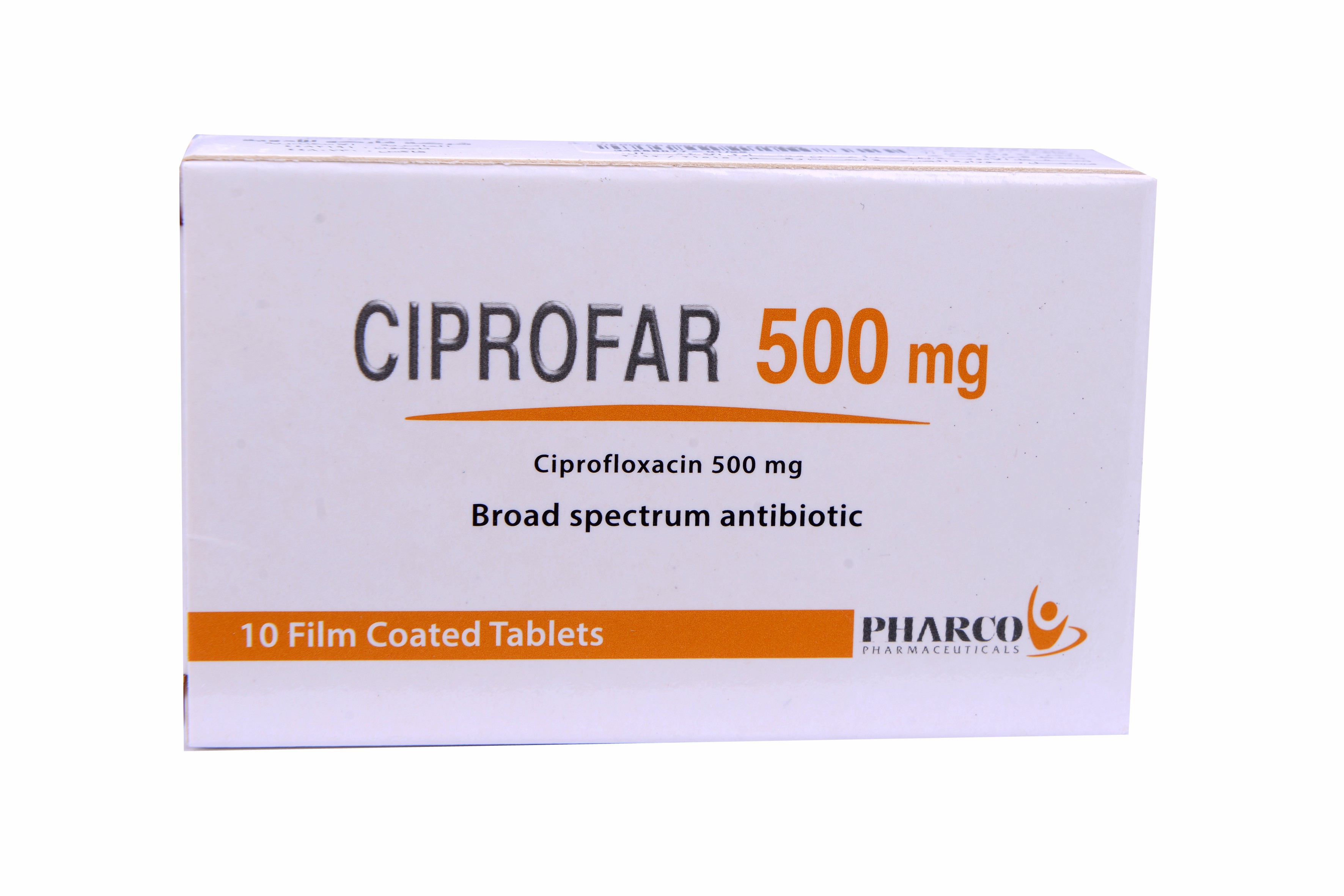 Ciprofar 500mg 10 Tablets image number 0