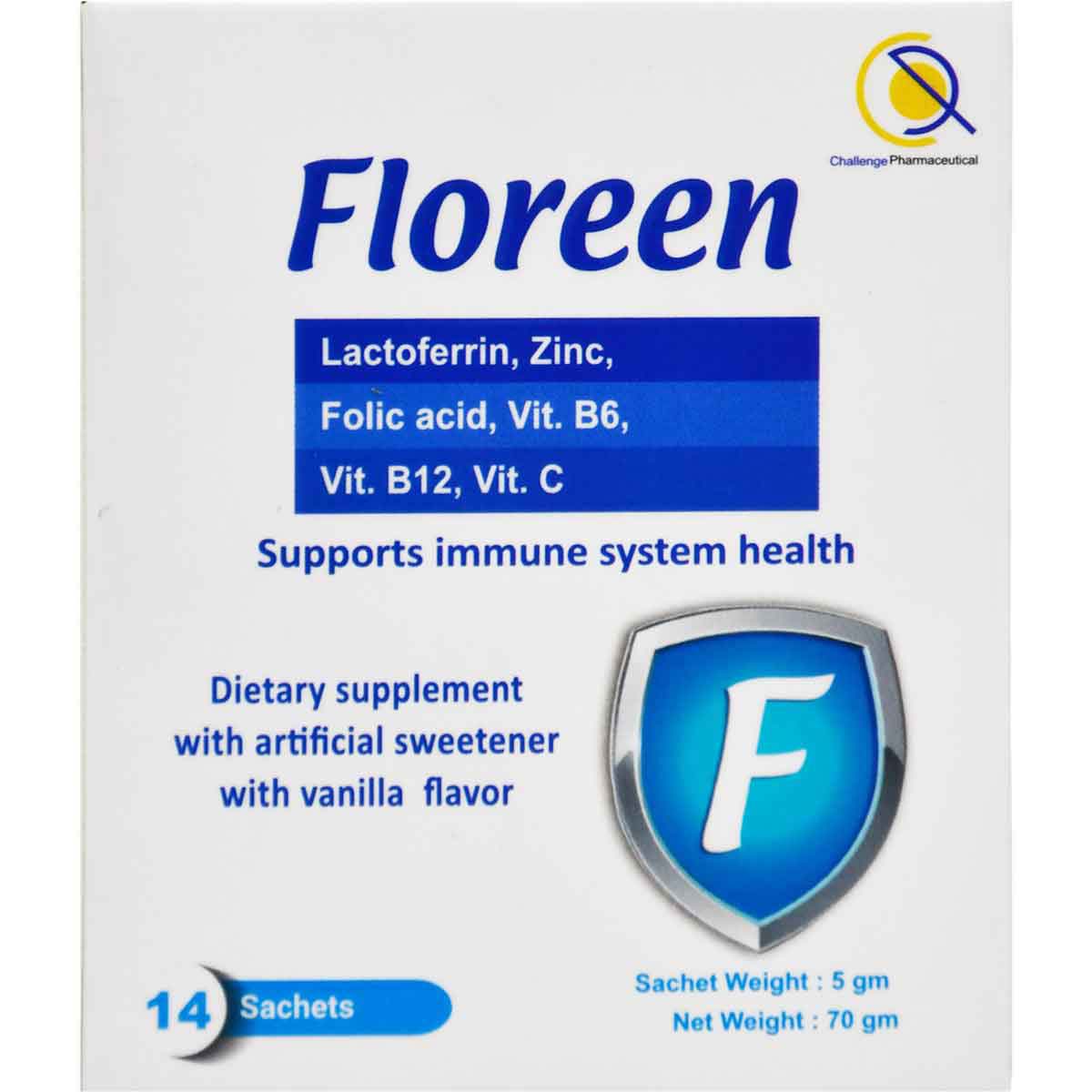 Floreen Vanilla Flavor 10 Sachets image number 0