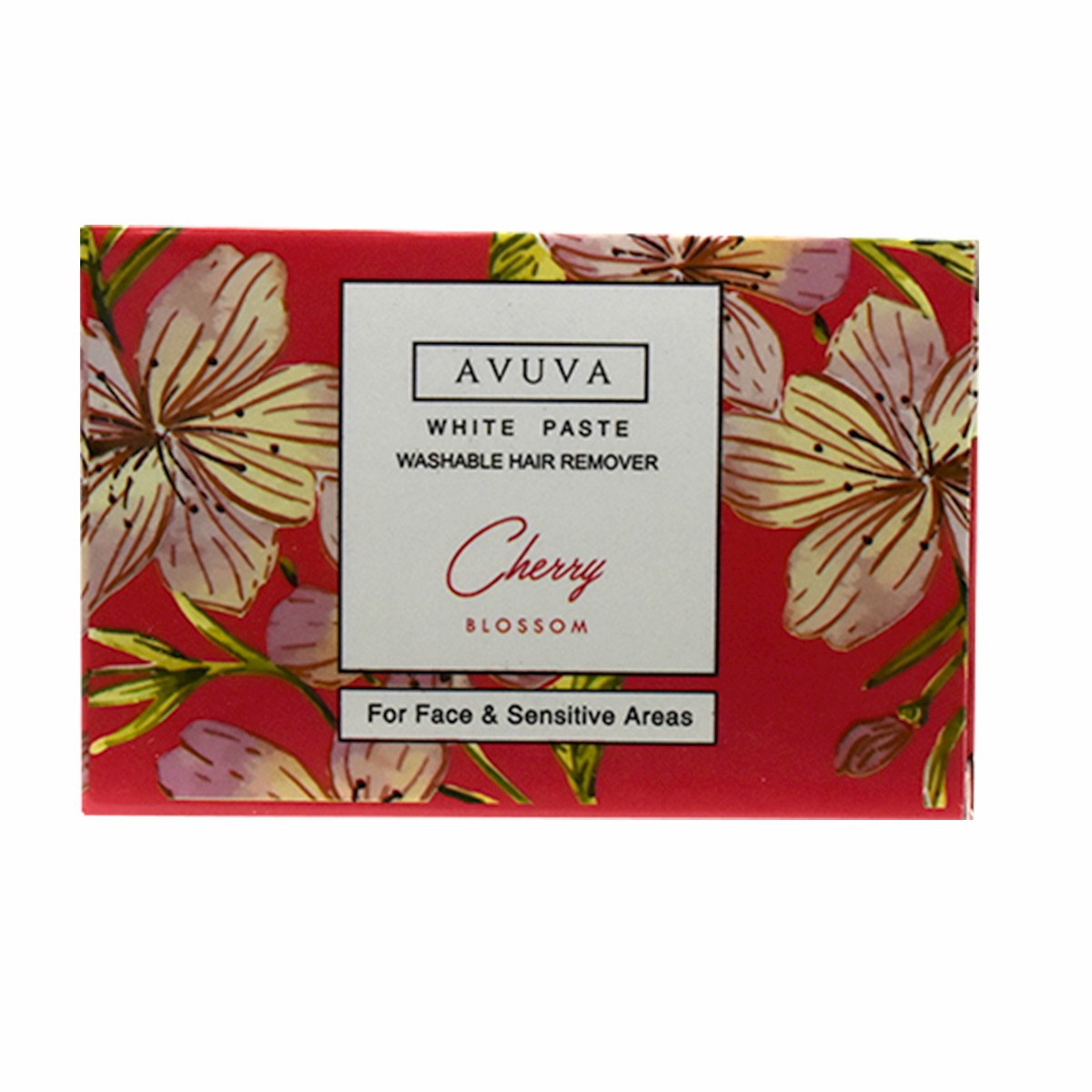 Avuva Cherry Blossom Hair Remover White Paste 100gm image number 0