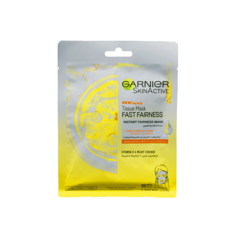 Garnier Tissue Mask Fast Fairness 28gm image number 0