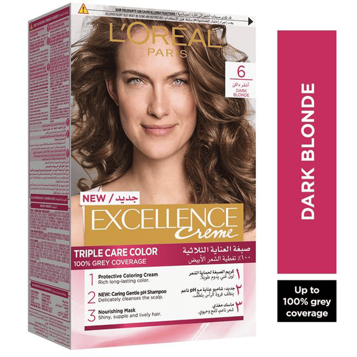 Loreal Excellence Cream/6 Dark Blonde image number 0