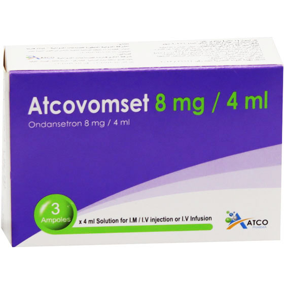 Atcovomset 8mg/4ml 3 Ampoules image number 0
