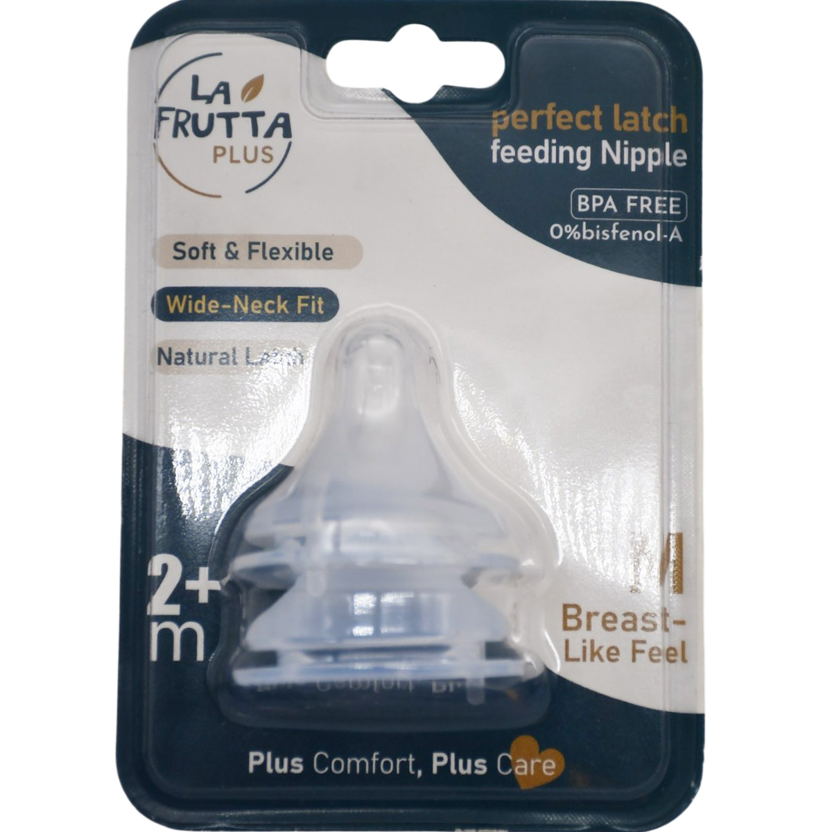 La Frutta Perfect Latch Nipple (+2 Month) Medium 2 Pieces image number 0