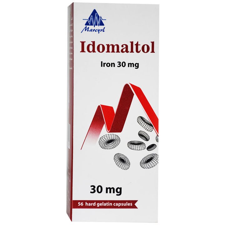 Idomaltol Iron 30mg 56 Hard Gelatin Cap image number 0
