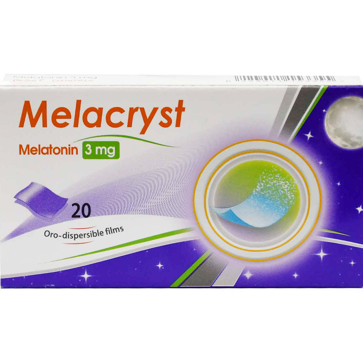 Melacryst 3 mg 20 Oro Dispersible Films image number 0
