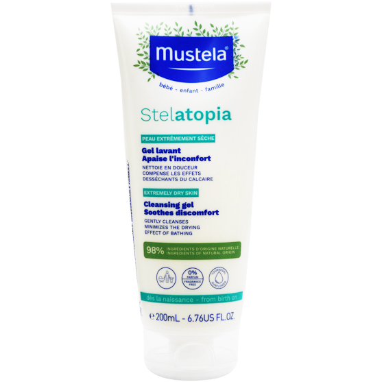 Mustela Stelatopia Cleansing Gel For Dry Skin 200ml image number 0