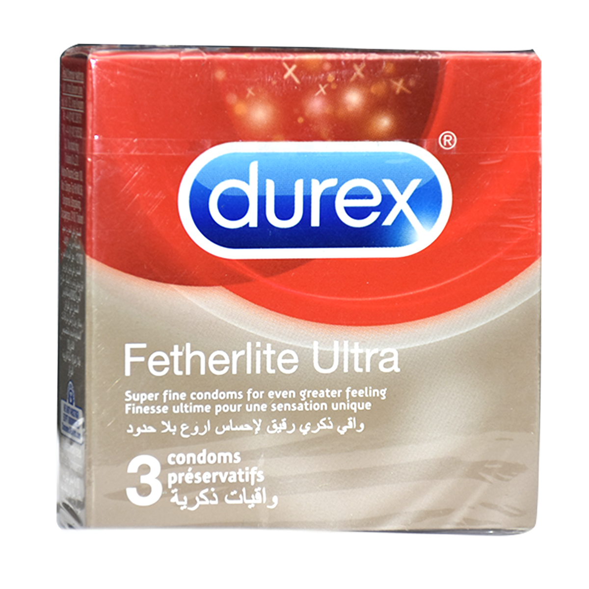 Durex Fetherlite Ultra Condoms 3pcs image number 0