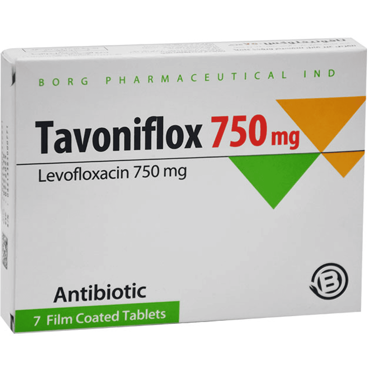 Tavoniflox 750mg 7 Film Coated Tablet image number 0