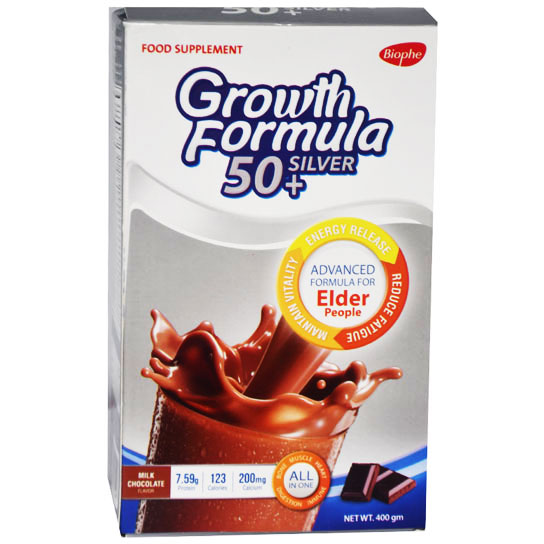 Growth Formula Chocolate 50+ Silver 400gm image number 0