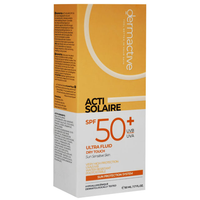 Dermactive Acti Solaire (Spf50+) Ultra Fluid 50ml image number 0