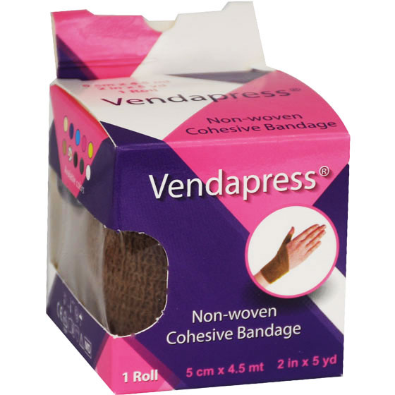 Vendapress Cohesive Bandage 5Cmx4.5 Metre (Paige) image number 0