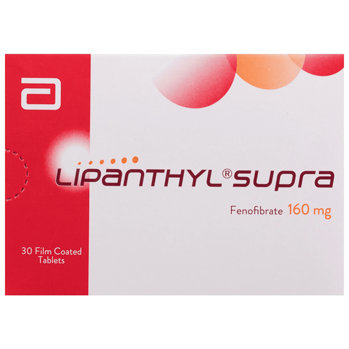 Lipanthyl Supra 160mg 30 Film Coated Tablets image number 0