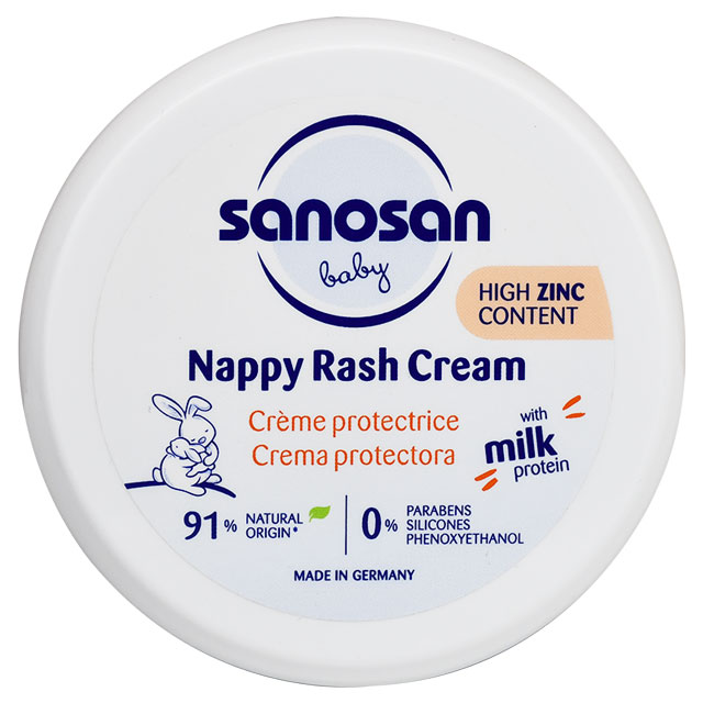 Sanosan Nappy Rash Cream With Milk Protein 150ml image number 0