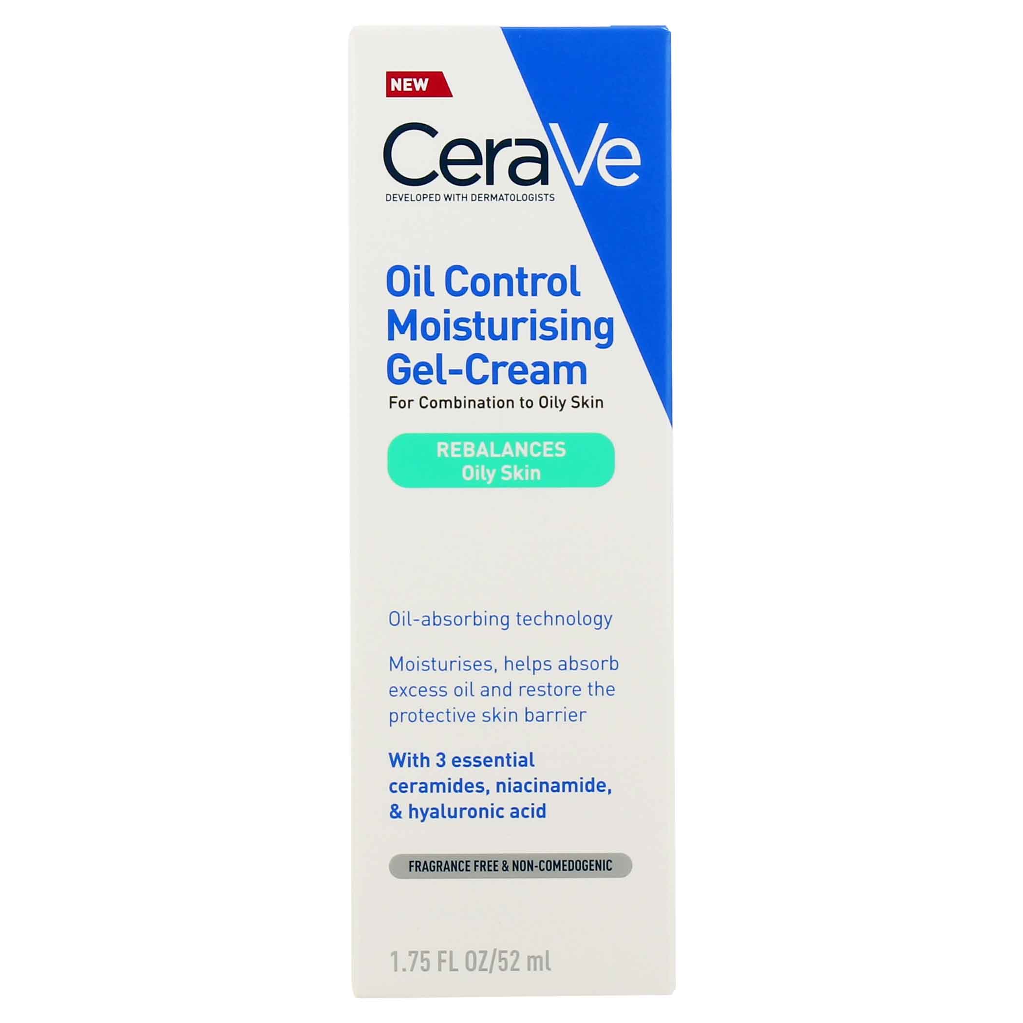 Cerave Oil Control Moisturizing Gel Cream for Oily Skin 52ml image number 0