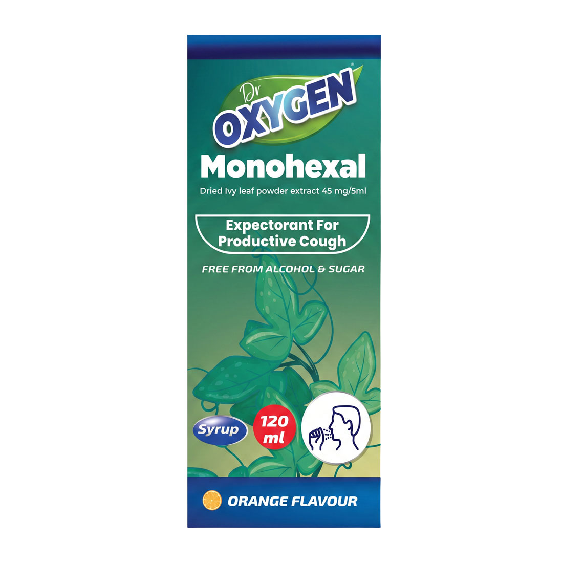 Monohexal 45mg/5ml Orange Flaor Syrup 120ml image number 0