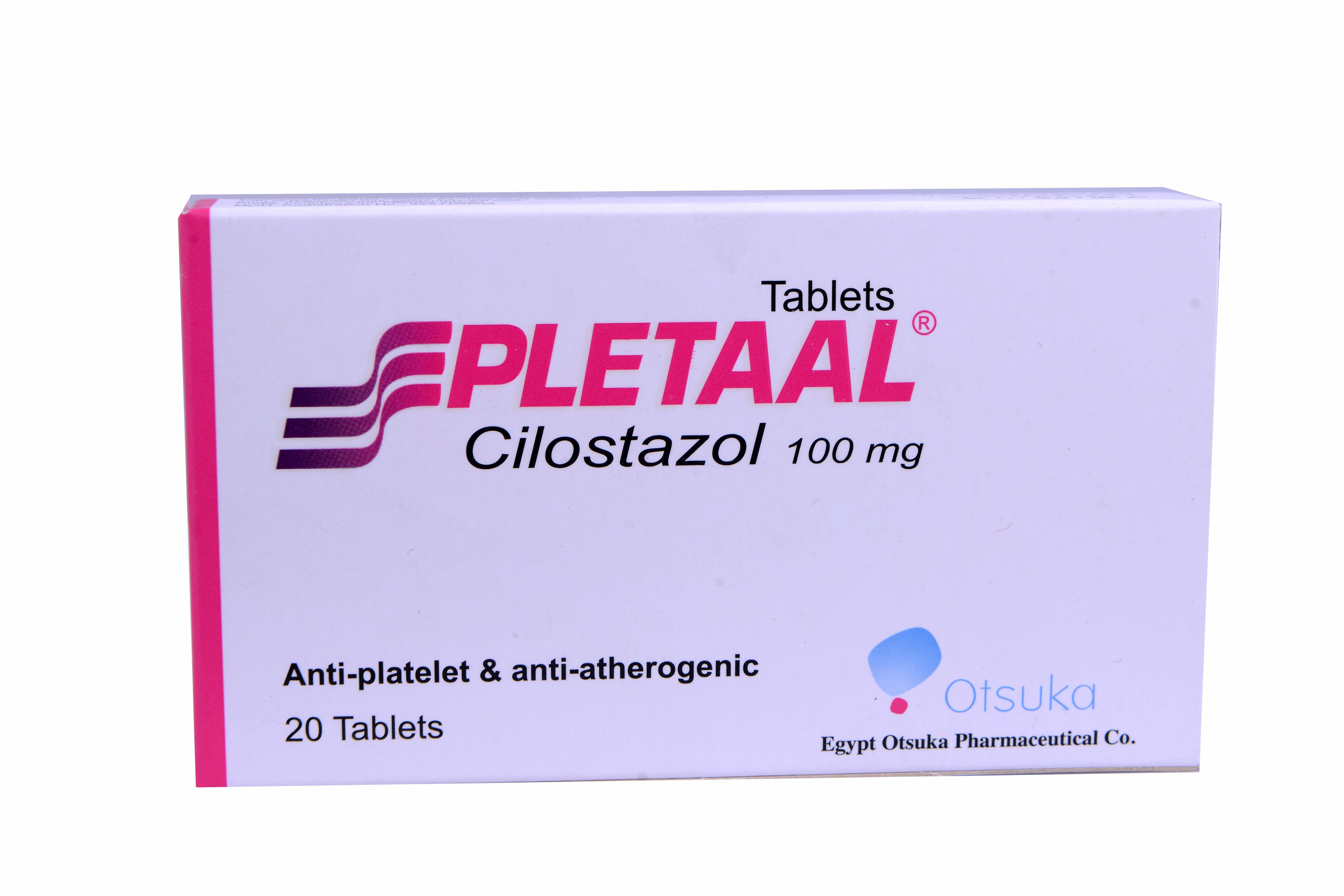 Pletaal 100mg 20 Tablets image number 0