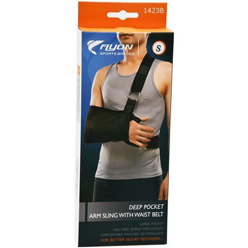 Flyon Deep Pocket Arm Sling With Waist Belt Small /1423b image number 0