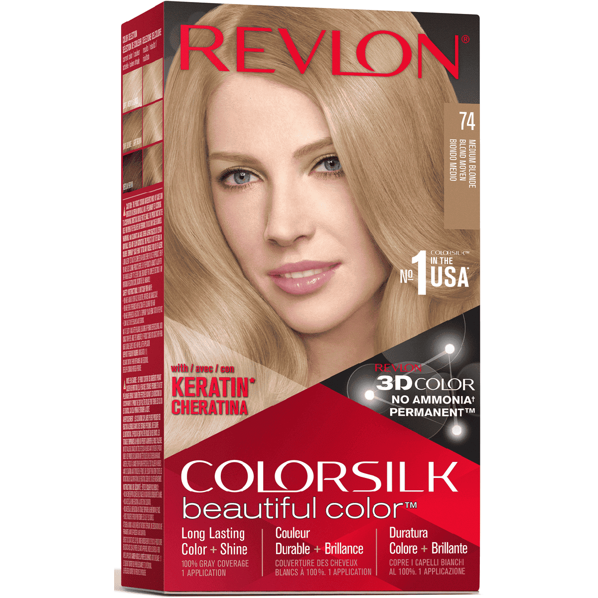 Revlon Colorsilk Medium Blonde/74 image number 0