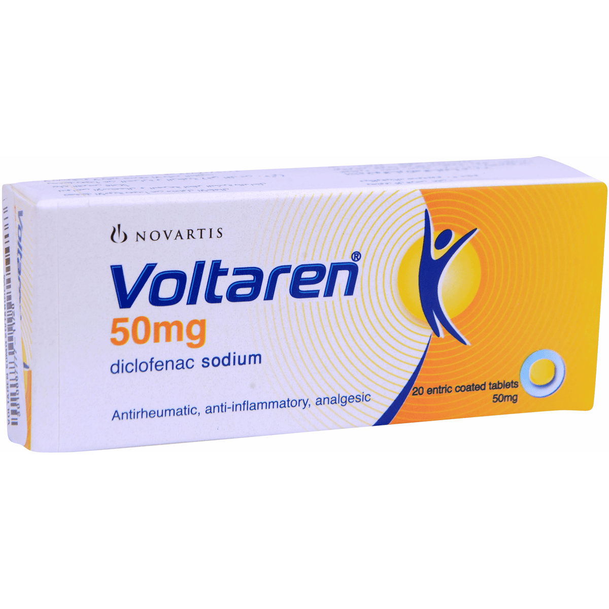 Voltaren 50mg 20 Tablets image number 0