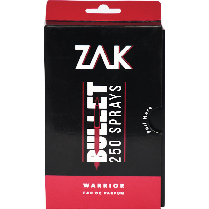 Zak Bullet Warrior Eau De Parfum Spray For Men 25ml image number 0