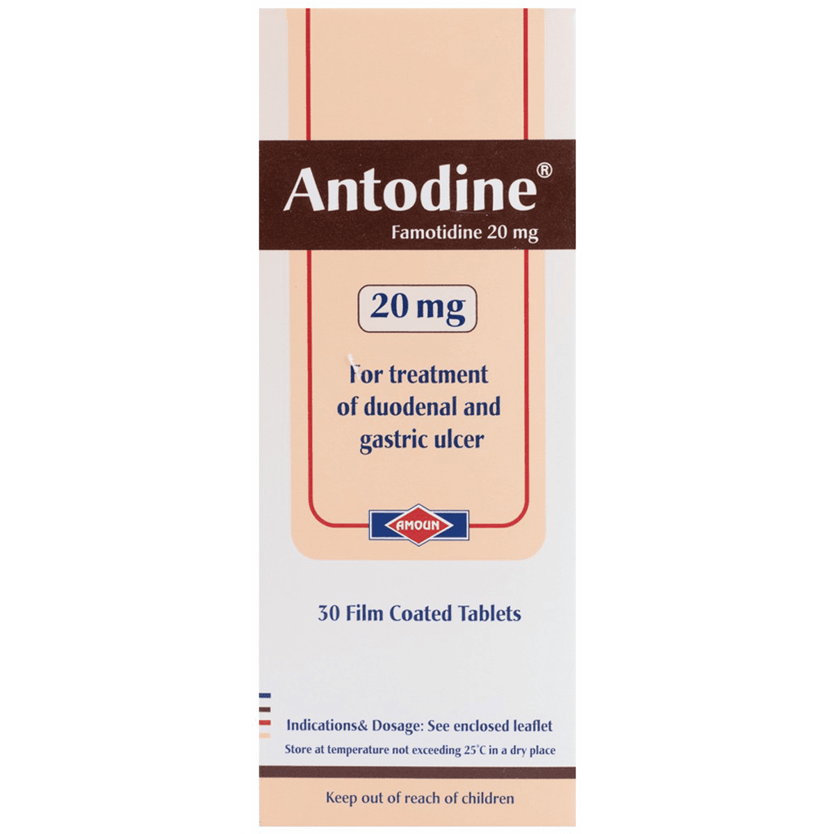 Antodine 20mg 30 Tablets image number 0