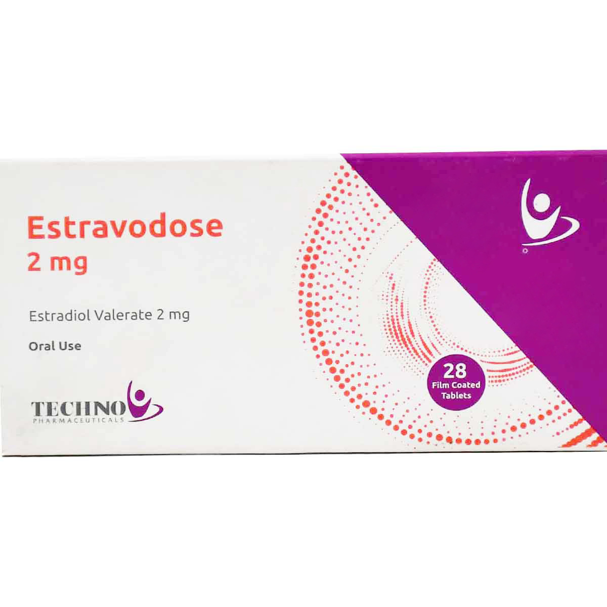 Estravodose 2 mg 28 Film Coated Tablets image number 0