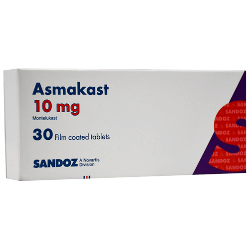 Asmakast 10mg 30 Film Coated Tablet image number 0